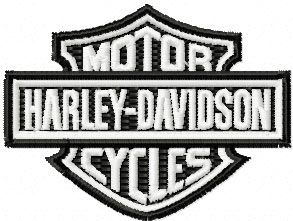 Harley Davidson Logo 1 embroidery design