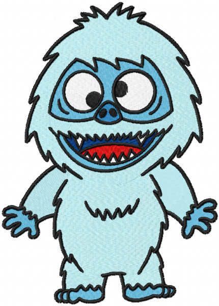 Abominable embroidery design