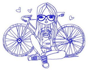 Young photographer 3 embroidery design