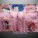 Embroidered Disney princess designs on textile bags