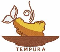 Tempura embroidery design
