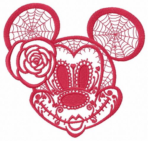Halloween Minnie Mouse 2 machine embroidery design