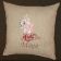 Embroidered cushion with Aristocat design