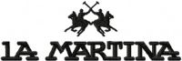 La Martina logo embroidery design