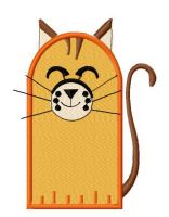 Cat glove embroidery design