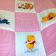Pooh, Piglet, Tigger and Eeyore on embroidered quilt