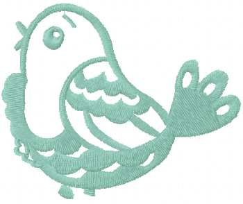 blue bird free embroidery design
