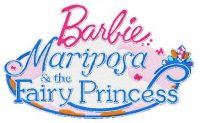 Barbie: Mariposa and the Fairy Princess embroidery design