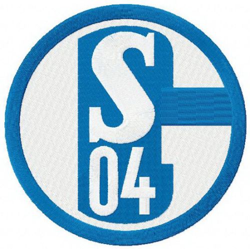 Schalke 04 FC machine embroidery design