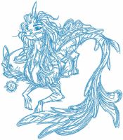 Sisu sketch embroidery design