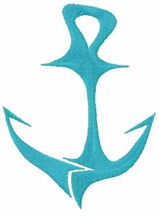 anchor free machine embroidery design