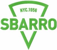 Sbarro logo one colored embroidery design