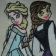 Frozen sisters design embroidered