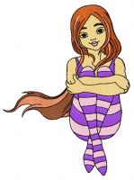 Sad fairy 3 embroidery design