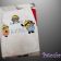 Cute Minions emboidered on towel embroidered