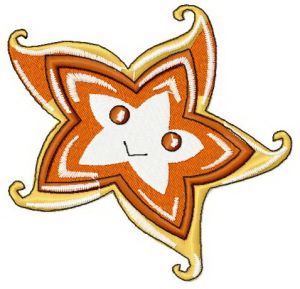 Tiny star 3 embroidery design