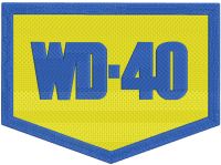 WD-40 logo embroidery design