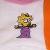 Knitted hat with the Maggie Simpsons embroidery design