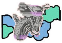 My sport bike 2 embroidery design