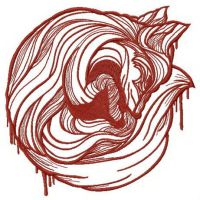 Fox dreams embroidery design