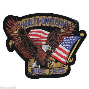 Harley Davidson ride free  embroidery design