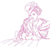 French coquette 5 embroidery design