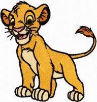 Simba 2 embroidery design