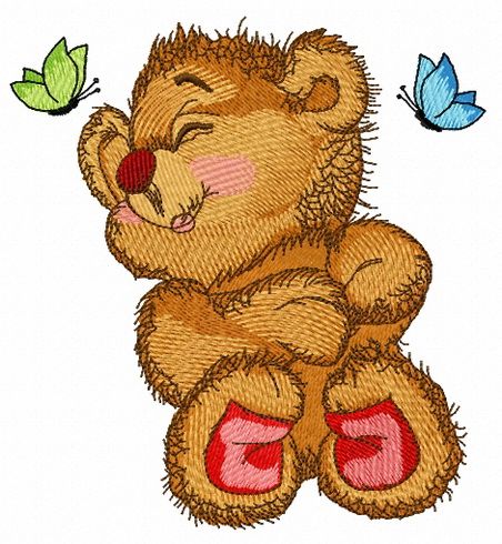 Sweet teddy's dreams machine embroidery design