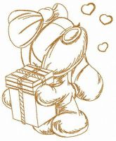 Lovely Cocker Spaniel embroidery design