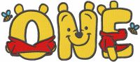Pooh one embroidery design