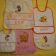 Baby bibs embroidered with cartoon designs