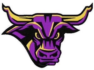 Minnesota State Mavericks logo 2 embroidery design