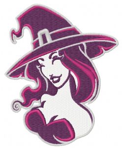 Sexy witch 10 embroidery design