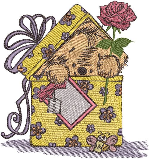 Surprise for you machine embroidery design