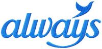 Always embroidery design