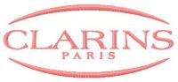 Clarins logo embroidery design