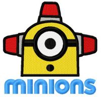 Alarming Minion 2 embroidery design