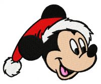 Christmas Mickey Mouse 6 embroidery design