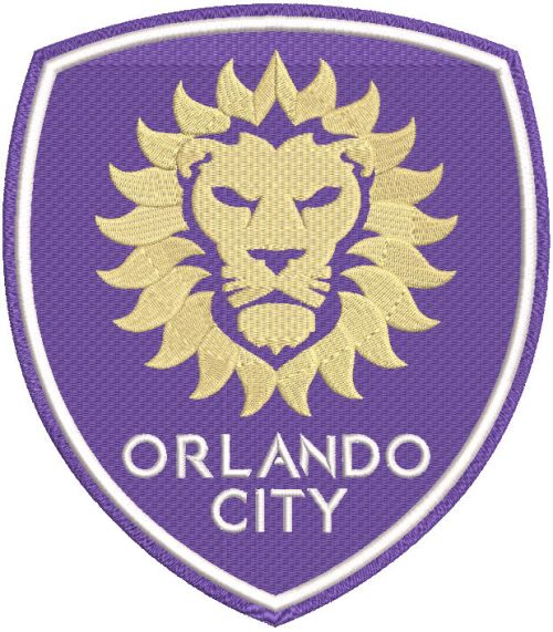 Orlando city logo embroidery design