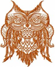 Owl granny 5 embroidery design