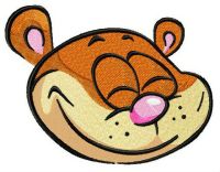 Glad hamster 3 embroidery design