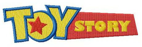 Toy Story logo machine embroidery design 