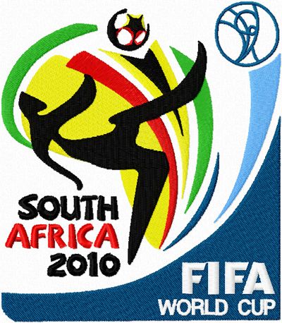 Africa soccer logo machine embroidery design