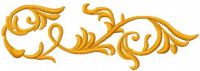 Gold decoration free embroidery design 12
