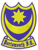 Portsmouth FC logo embroidery design