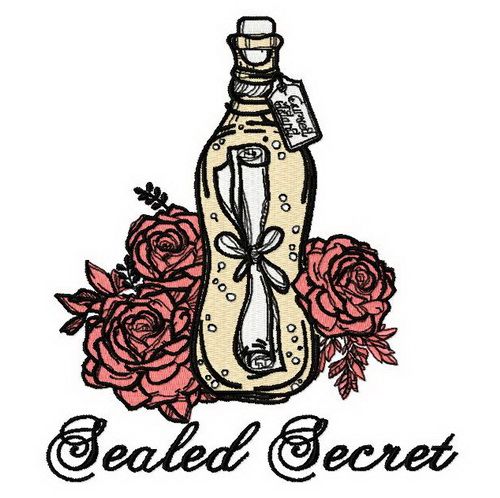 Sealed secret 3 machine embroidery design