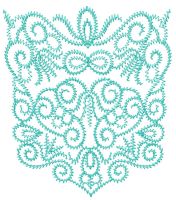 Pocket decoration embroidery design