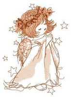 Windy heaven embroidery design