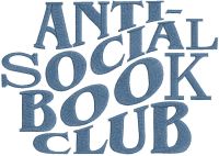 Anti Social Book Club embroidery design