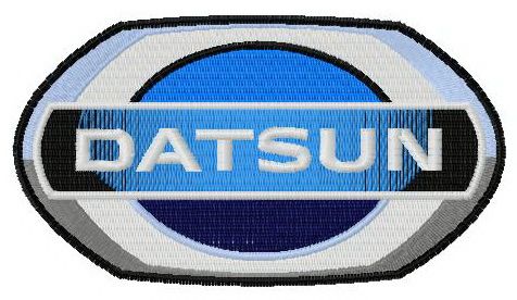 Datsun logo machine embroidery design
